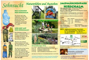 Jagdmärchenpark Programm 2015/2
