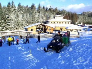 Skidoofahrt im Märchenpark